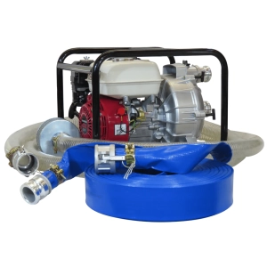 50mm/2" Kato Honda Powered Trash Pump + Hose Kit