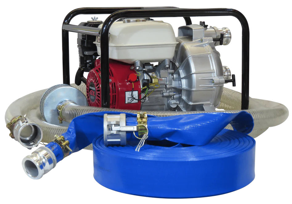 50mm/2″ Kato Honda Powered Trash Pump + Hose Kit