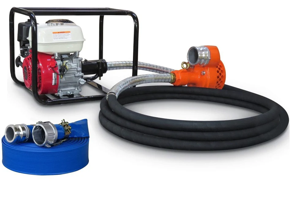 76mm, 3″ Flexi-Drive Pump + Hose Kit